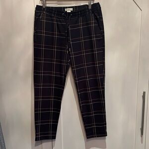 H&M black drawstring trousers size 8 US